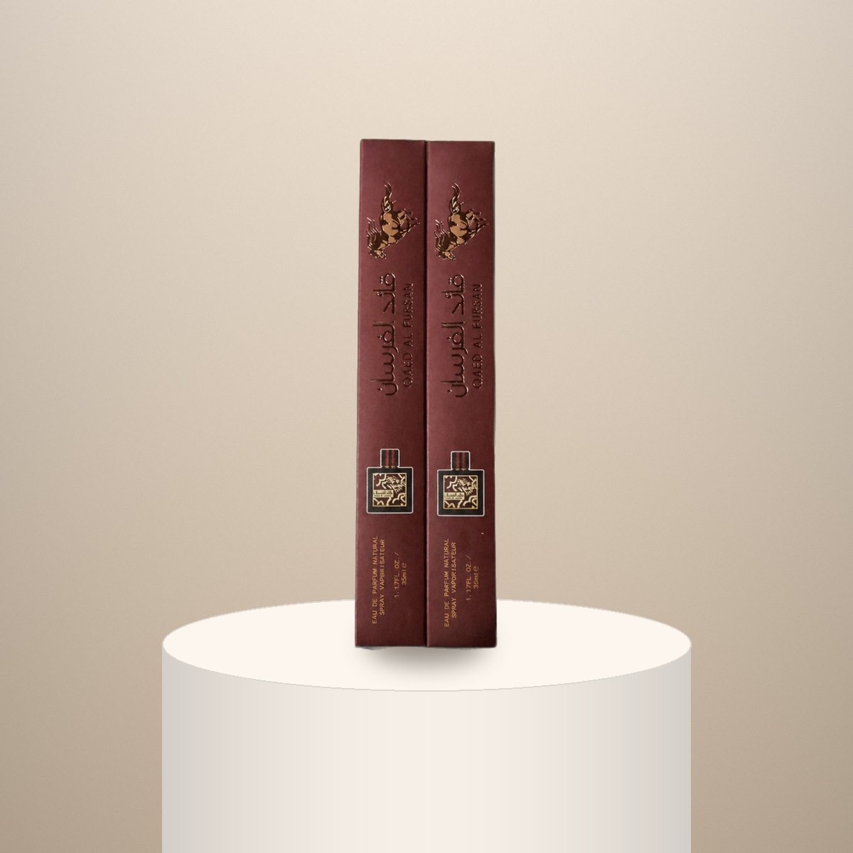 Perfume Árabe Qaed Al Fursan Lattafa 35ml Formato Viaje