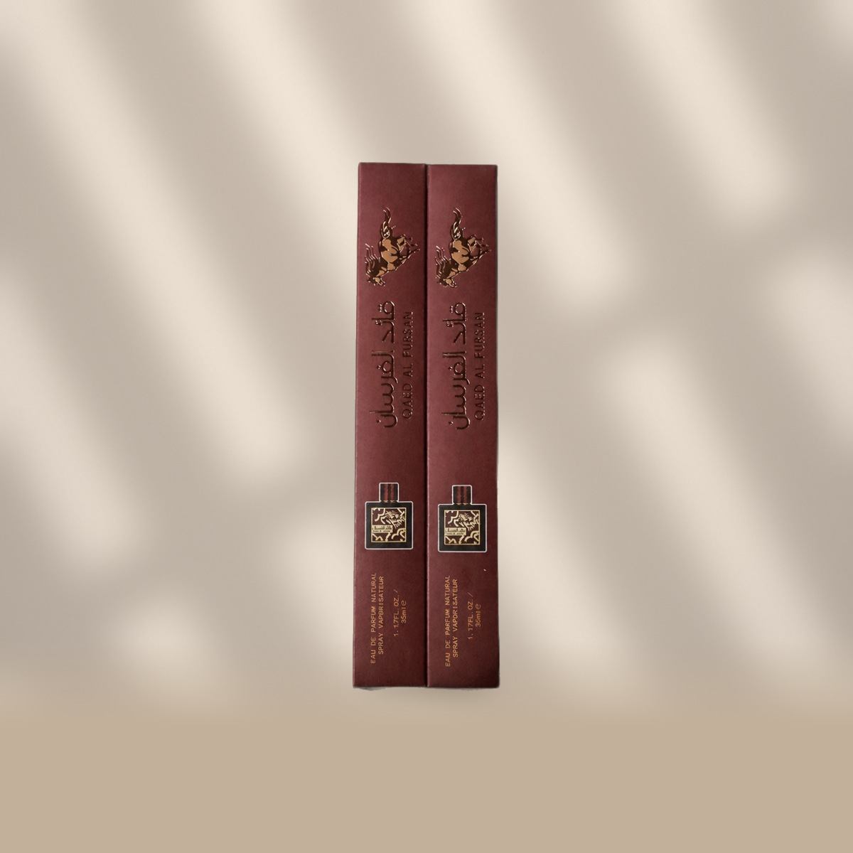 Perfume Árabe Qaed Al Fursan Lattafa 35ml Formato Viaje