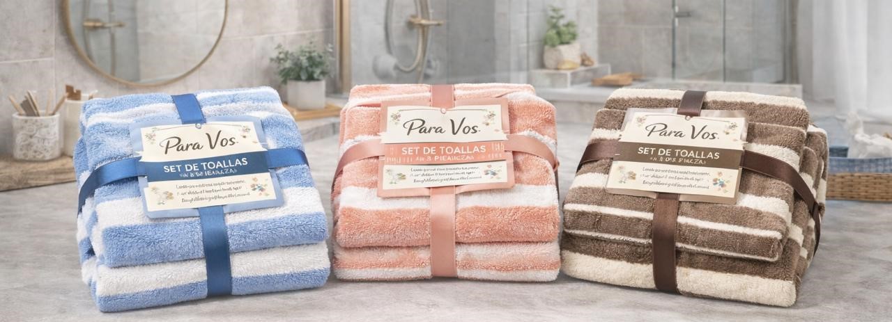 Set de Toalla x 3 piezas