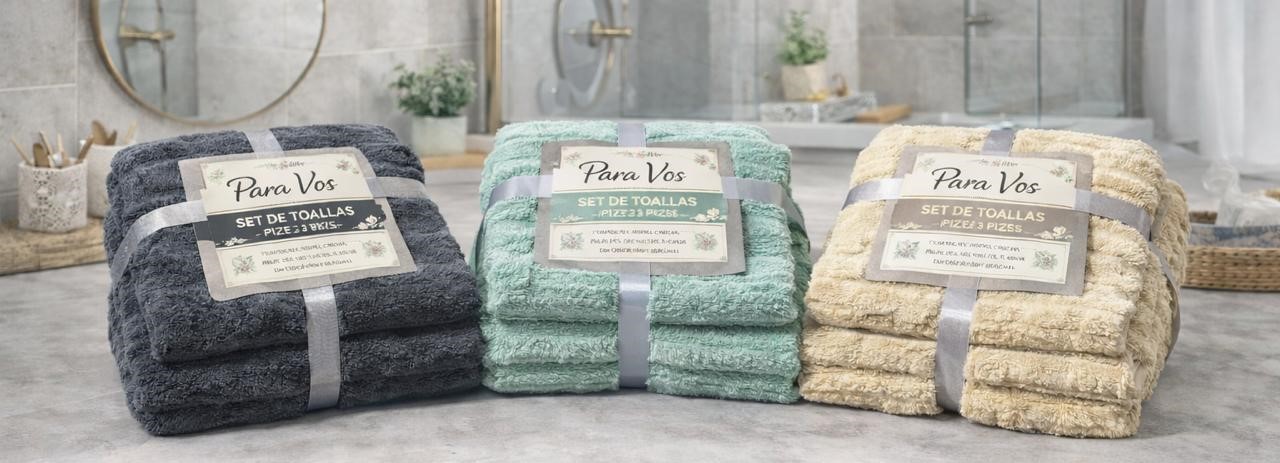 Set de Toalla x 3 piezas