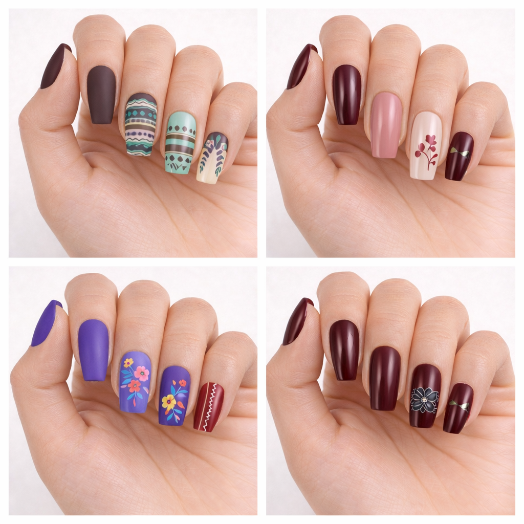 Kit de Uñas Postizas – 96 piezas