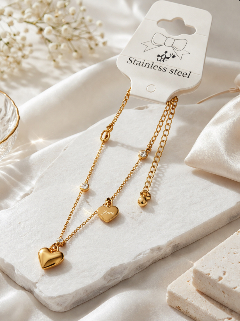 Pulsera  de corazón