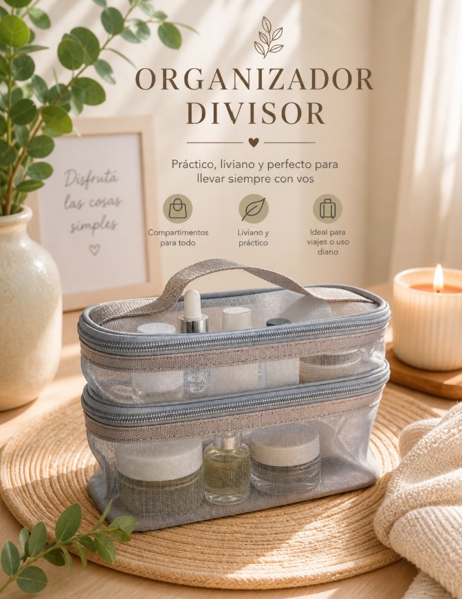 Organizador con división